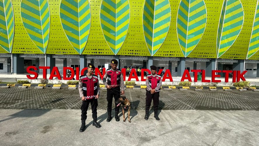 Unit Polsatwa K-9 Polda Sumut Perkuat Pengamanan ASEAN U-19 Boys Championship 2026 Di Deli Serdang