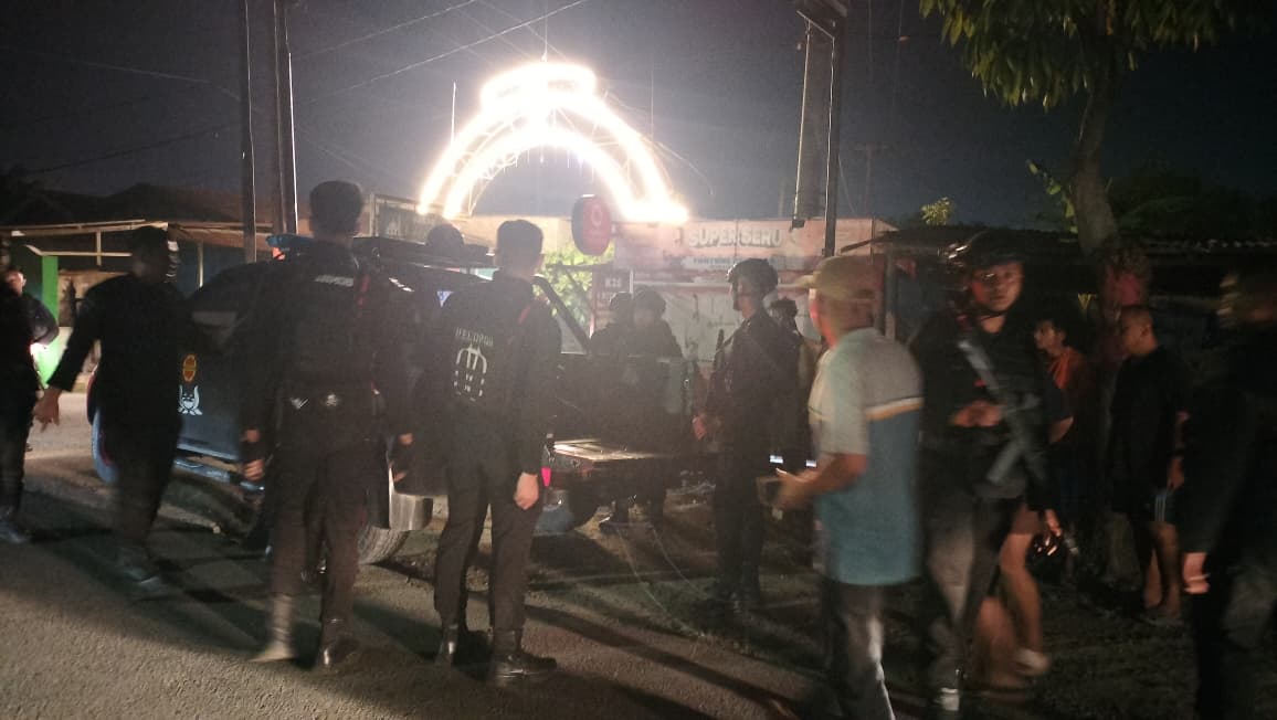 Brimob Polda Sumut Gagalkan Tawuran Dini Hari Di Medan, Empat Pemuda Dan Dua Kelewang Diamankan