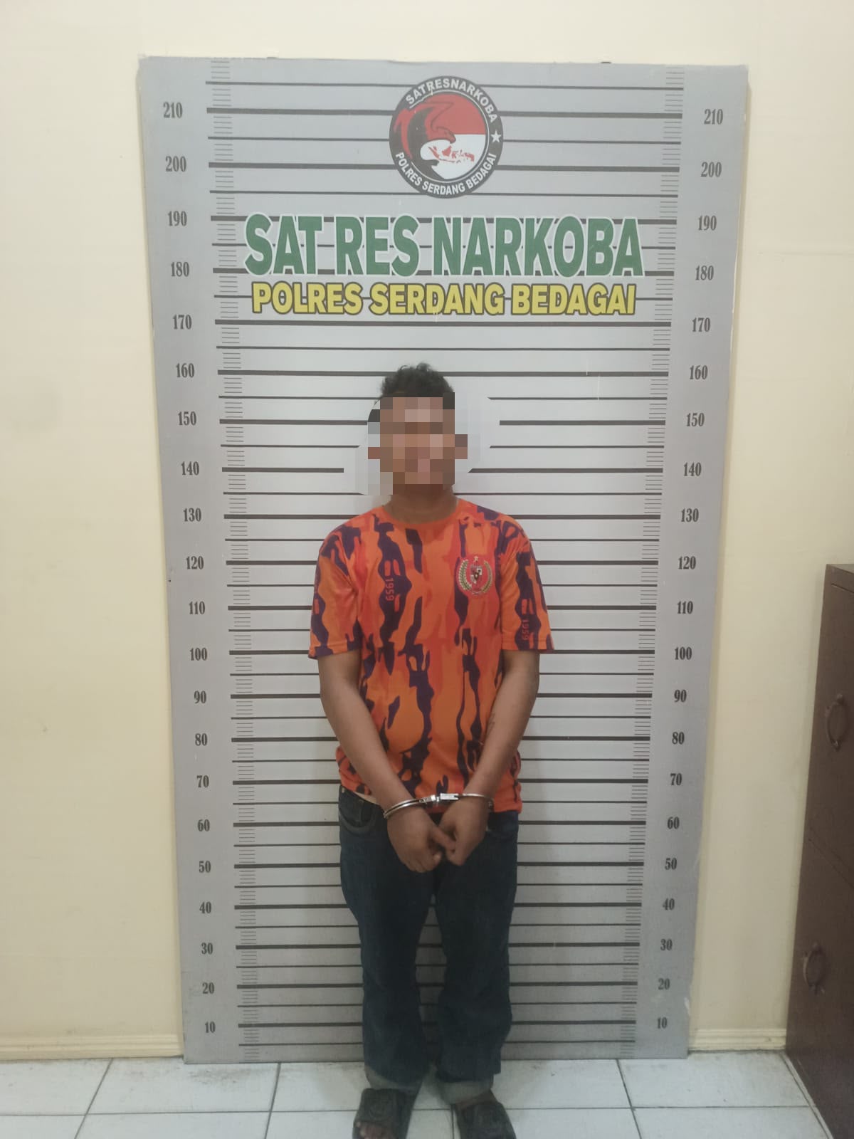 Polres Sergai Gerebek Sarang Narkoba Di Perbaungan, Seorang Pengedar Diamankan