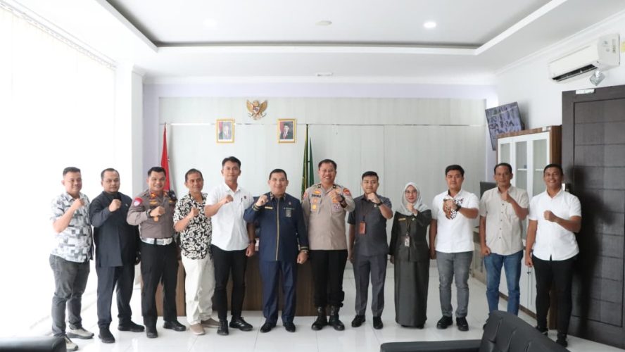 Kunjungan Tatap Muka Dan Silahturahmi Polres Sergai Ke PN Sei Rampah