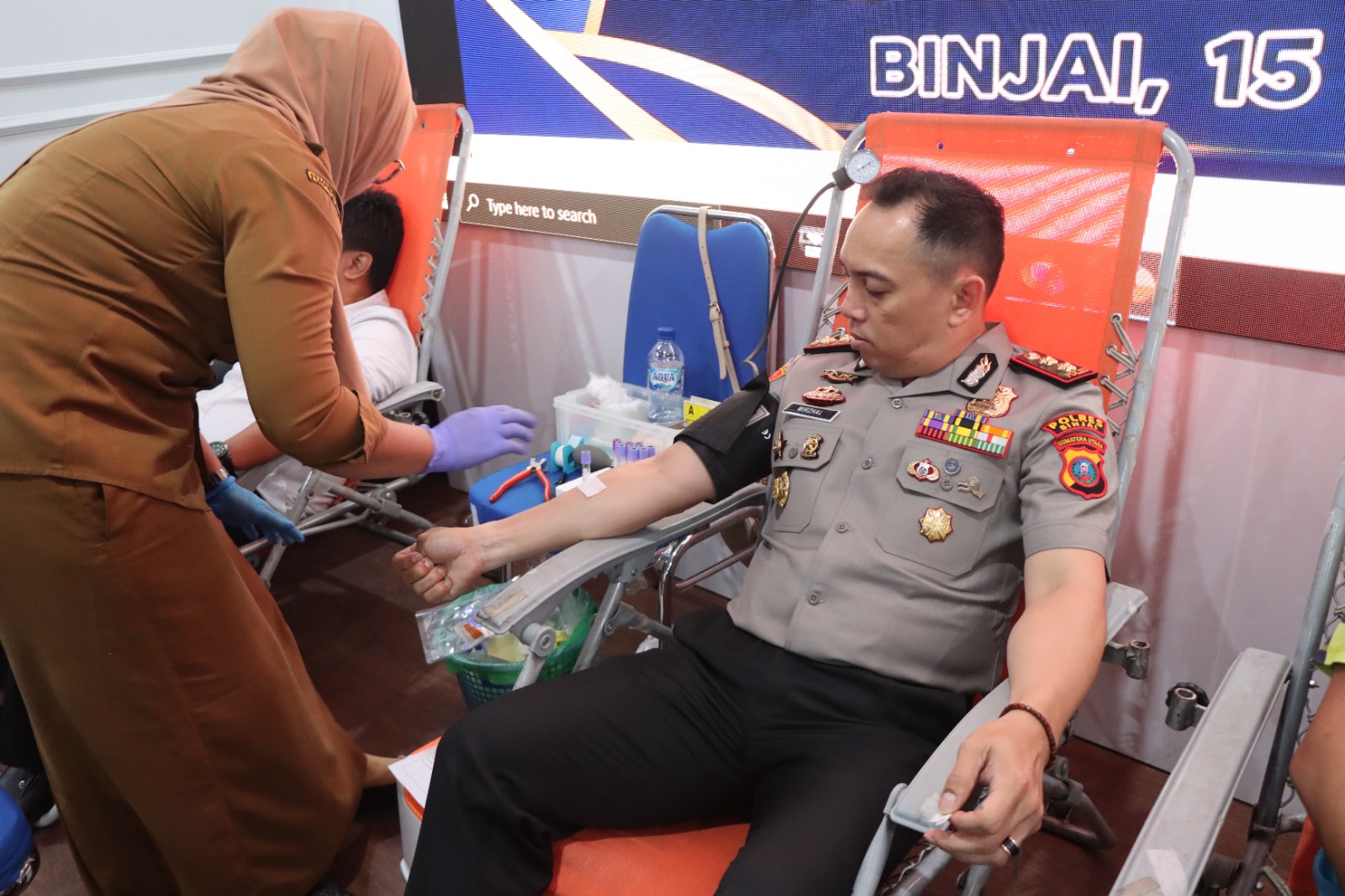 Menyambut Hari Bhayangkara Ke-80 Tahun 2026, Polres Binjai Melaksanakan Bakti Kesehatan