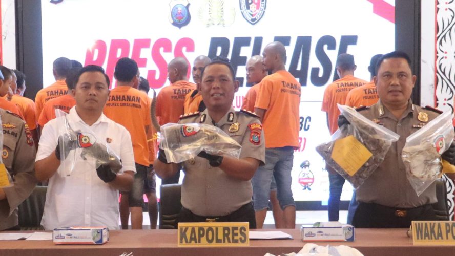 Semester I 2026, Polres Simalungun Ringkus 69 Tersangka Kejahatan 3C Dan Bongkar Perdagangan Satwa Dilindungi