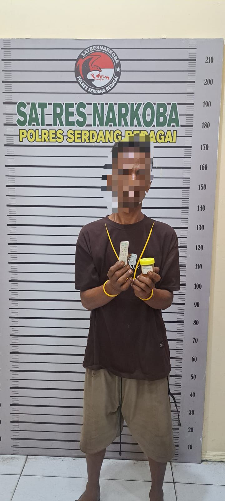 Respon Cepat Aduan Masyarakat Di Media Sosial, Polres Sergai Amankan Pria Kasus Shabu-Shabu Di Teluk Mengkudu