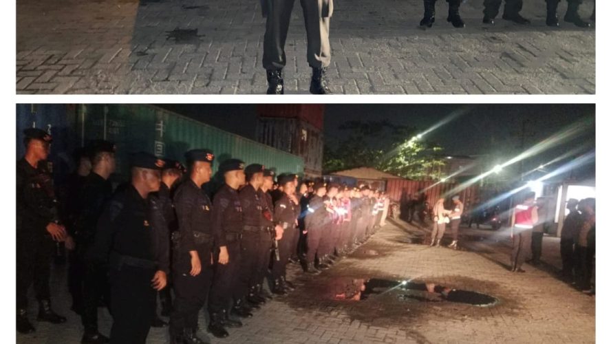 Patroli Gabungan KRYD Polres Pelabuhan Belawan Sasar Premanisme Hingga Tawuran