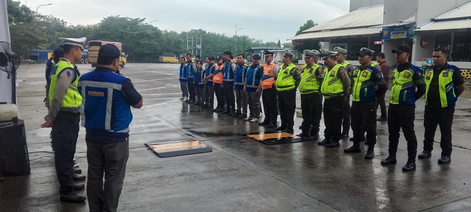 Tindak Tegas Truk ODOL Di Tol Medan-Tebing Tinggi, Satlantas Polres Sergai Gelar Penertiban Di KM 65 A