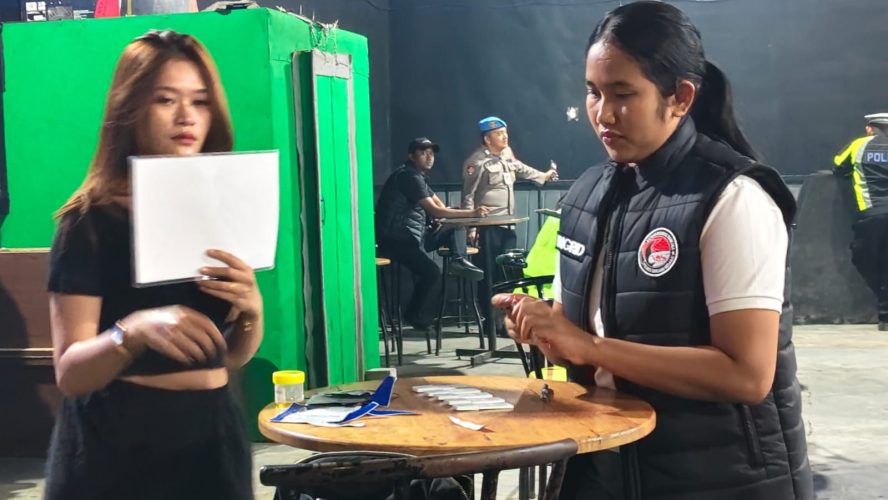 Gerak Cepat Respons Laporan Masyarakat Dari Forum Pemuda Masyarakat Sumut Sat Narkoba Polres Sergai Gelar Razia Di THM Captain America