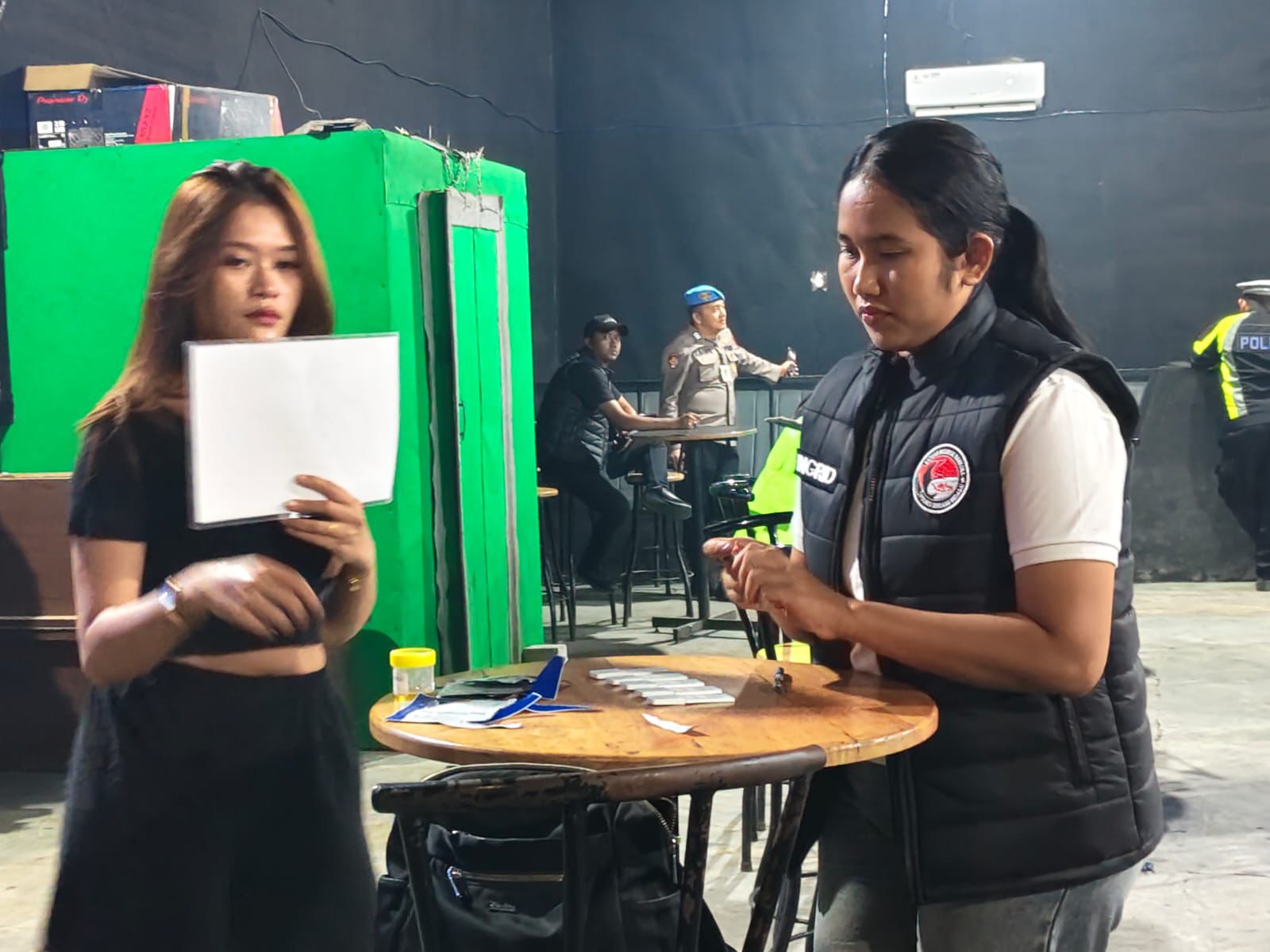 Gerak Cepat Respons Laporan Masyarakat Dari Forum Pemuda Masyarakat Sumut Sat Narkoba Polres Sergai Gelar Razia Di THM Captain America