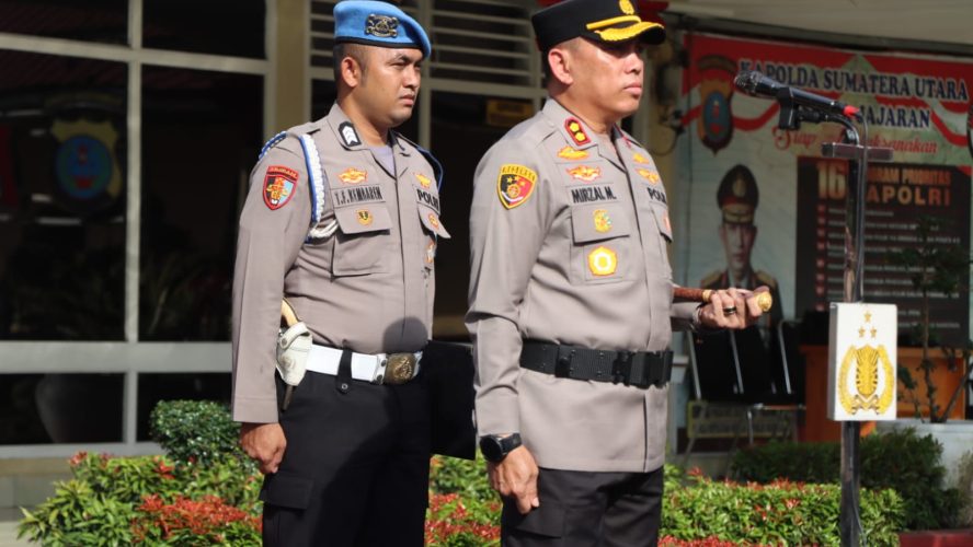 Kapolres Binjai Serah Terimakan Jabatan Kasat Reskrim, Kasat Lantas, Kapolsek Binjai Barat dan Kapolsek Selesai